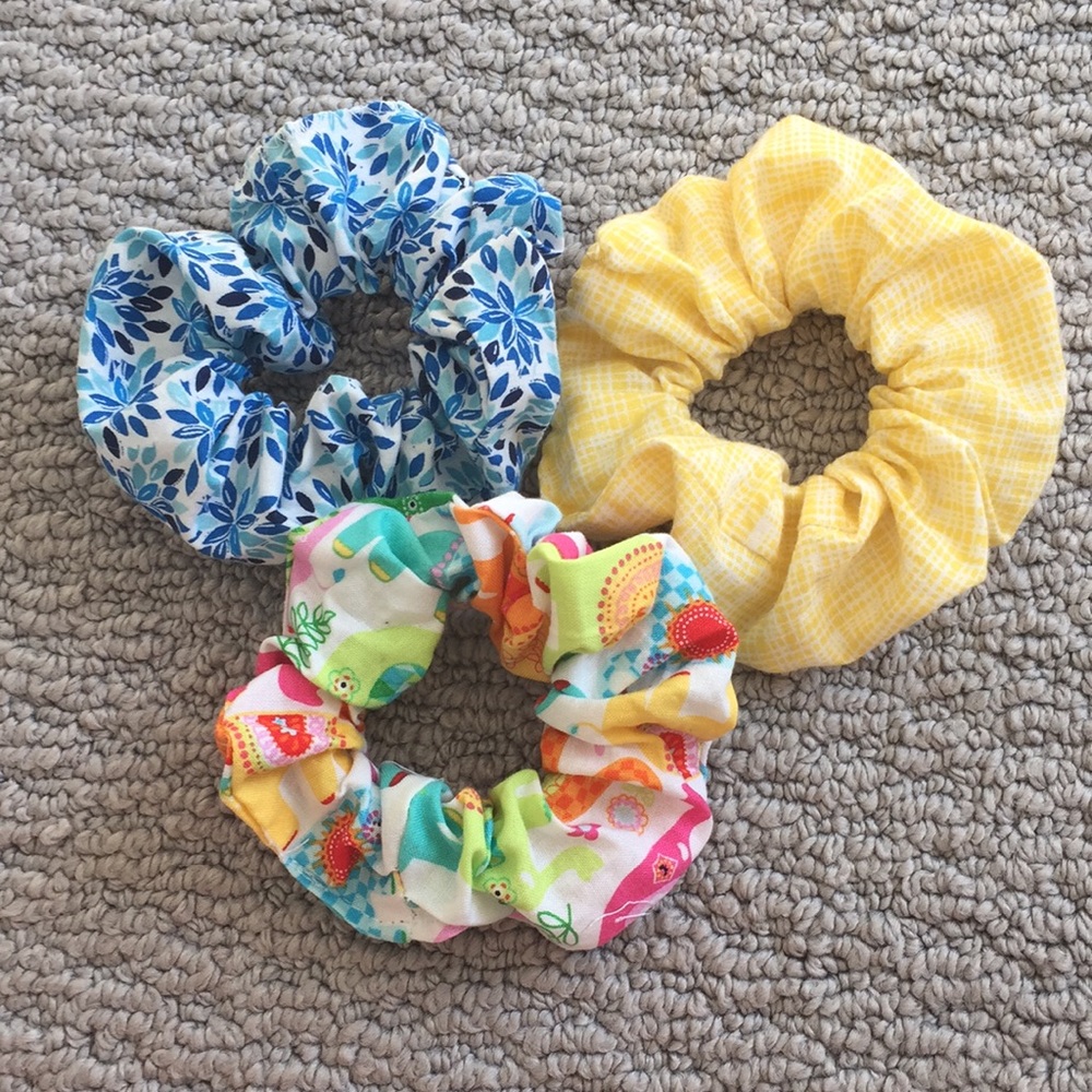 handmade scrunchies
